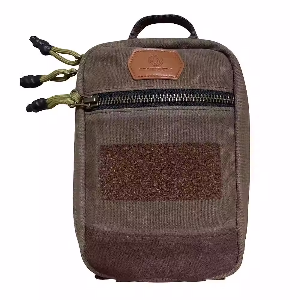 Smolder Waxed Canvas Organizer Pouch