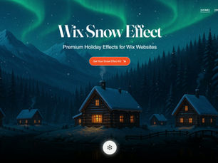 Cinematic snowfall effect for Wix websites – Snow Kit by Xmas Productions