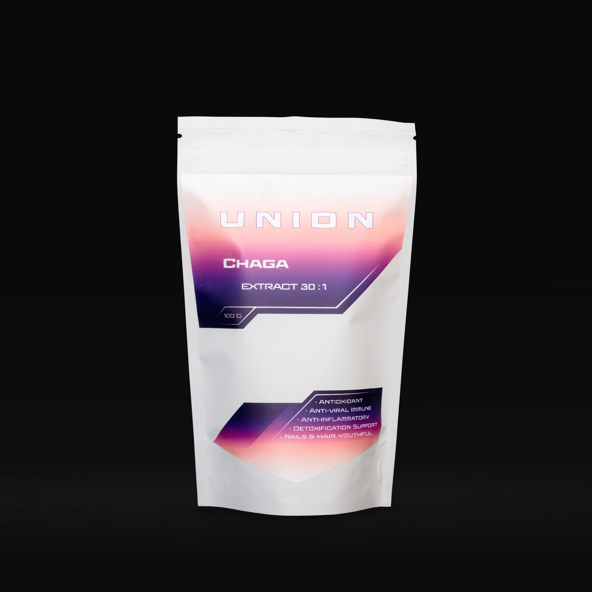 Chaga Extract Tea Front View 100gr