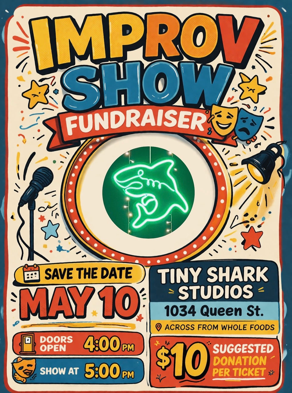 IMPROV FUNDRAISER - MAY 10th