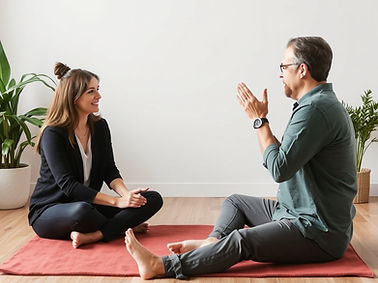 counselling therapy session with two people on floor with movement.jpg