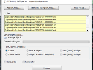 EML Enhancer - Rename your saved emails with a detailed file name