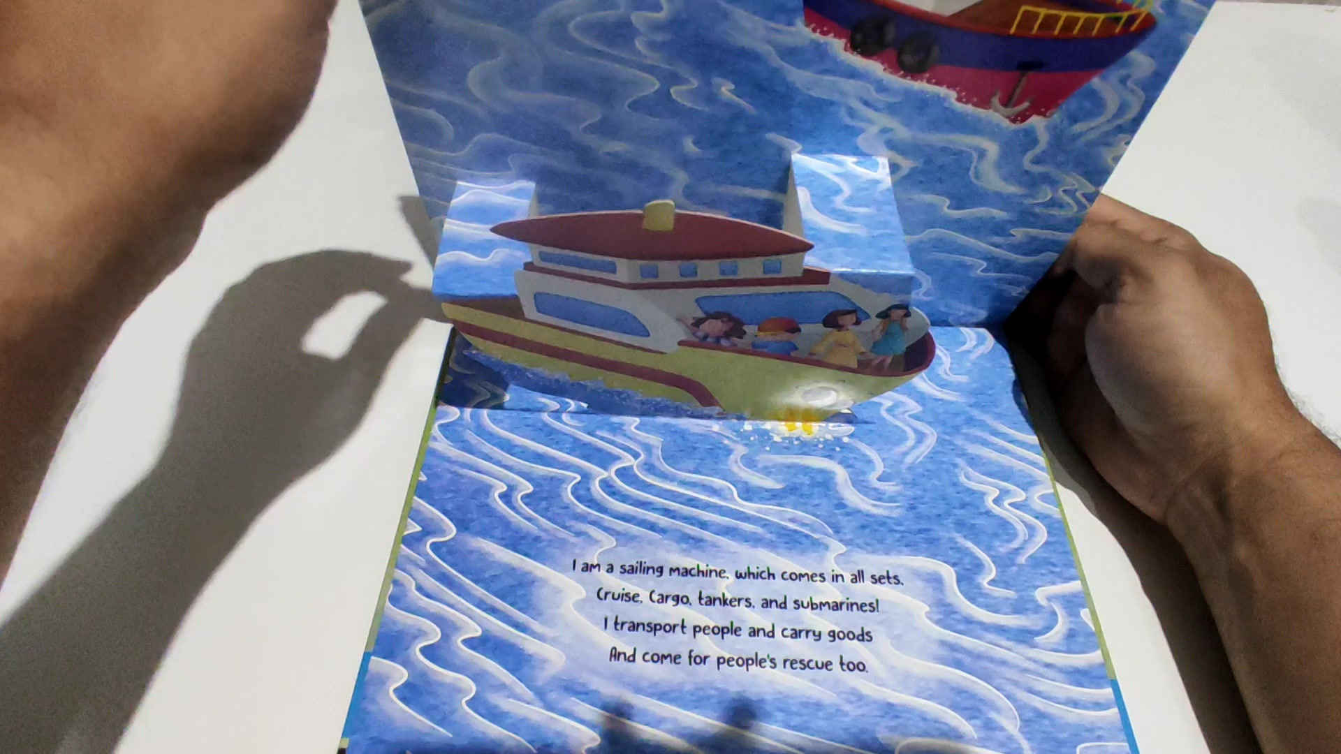 Pop-up Transport - Ship - Gorgeously Illustrated Pop-up Book For Children