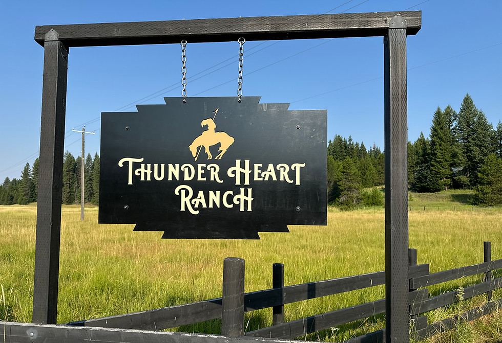 Thunder Heart RV Park sign