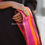 Thumbnail: Elegant Black Handloom Cotton Saree with Vibrant