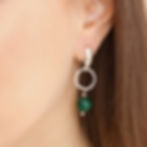 Thumbnail: Срібні сережки Еллада з аметистом