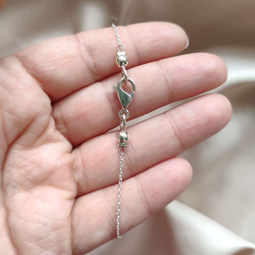 Thumbnail: Срібна підвіска Сільвія з сріблястим обсидіаном