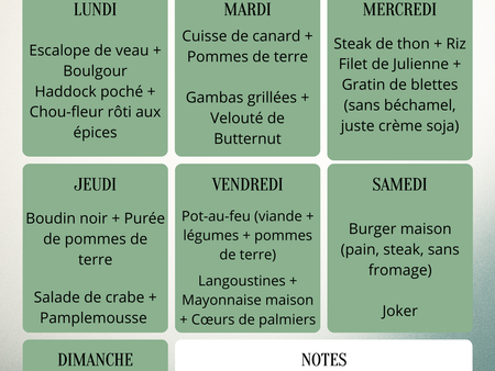 Menus du 19 au 25 janvier : des plats chauds et rassasiants pour traverser l’hiver.