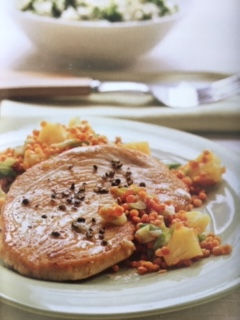 ESCALOPES DE DINDE EN VINAIGRETTE DE XERES