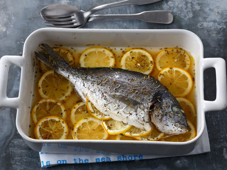 FILETS DE DORADE (ou DAURADE) AU CITRON
