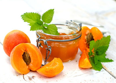 COMPOTE D’ABRICOTS à la MENTHE