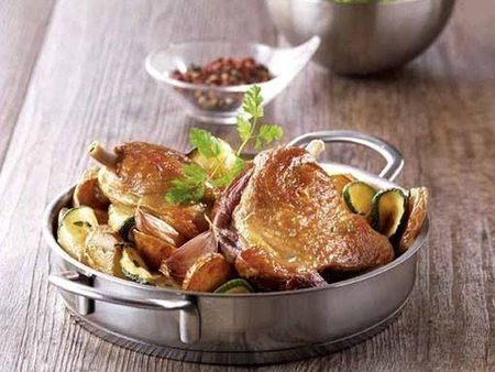 CUISSES DE CANARD POÊLÉES AU SEL DE GUERANDE