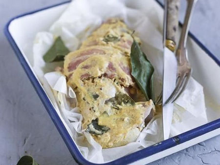 PAPILLOTE DE LAPIN A LA MOUTARDE
