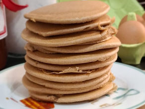 Pancakes di carrube