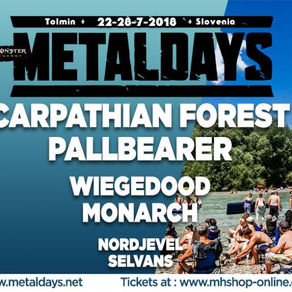 METALDAYS 2018 FINAL LINE UP