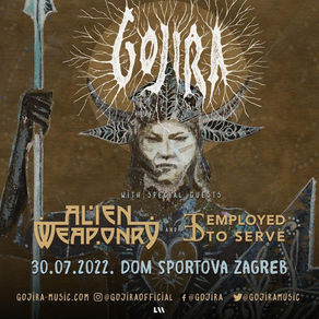 GOJIRA | NEW DATE | ZAGREB