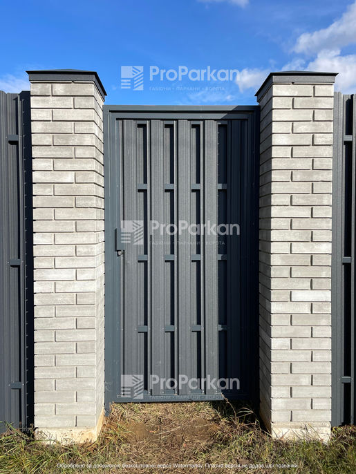 калитка евроштакетник под ключ 