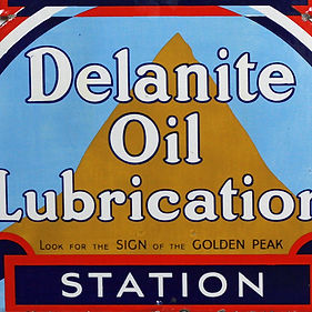 Delanite Oil Lubrication Sign