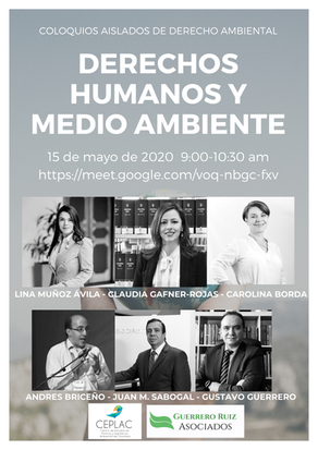 Coloquios Aislados de Derecho Ambiental Sesión 5 "Derechos Humanos y Medio Ambiente"