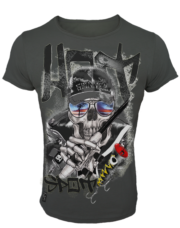Hotspot Design T-Shirt Spinner für Angler