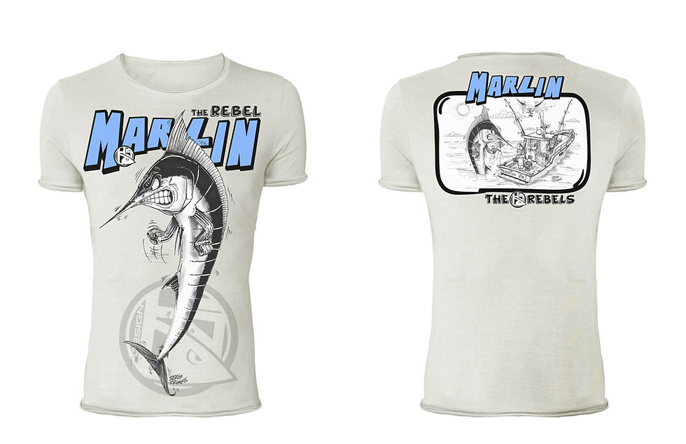 T-shirt Marlin complete view