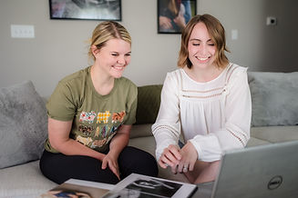woman at reveal party during knoxville, tn boudoir photo shoot / knoxville tennessee boudoir photography / photo by knoxville boudoir photographer / see more at rosewoodboudoir.com