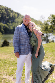 prom photo with dad fun