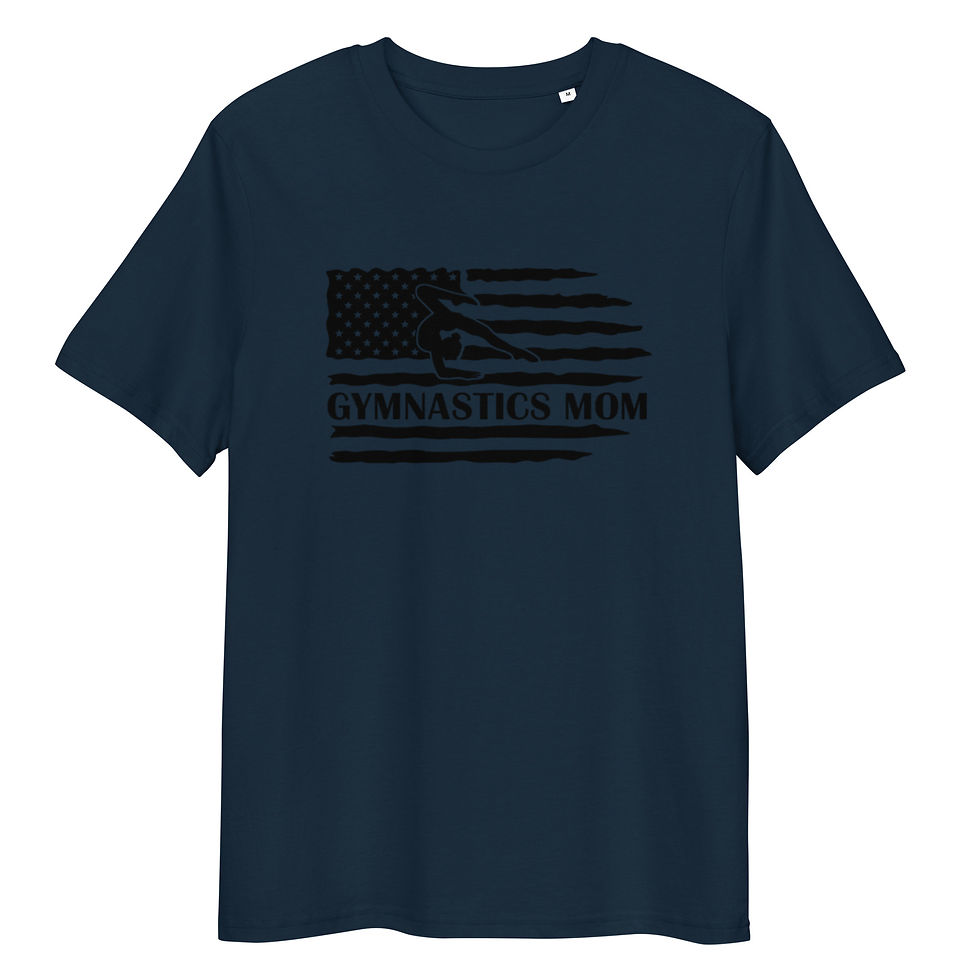 Thumbnail: Gymnastics MOM Flag | Organic Cotton T-shirt 