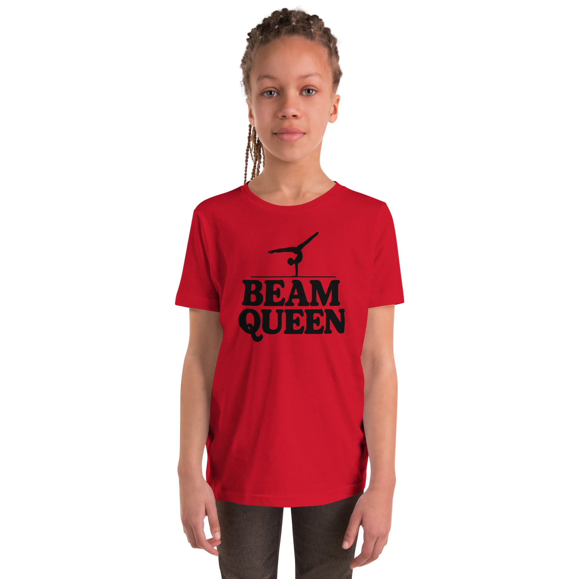 Beam Queen Gymnastics Youth Short Sleeve T-Shirt