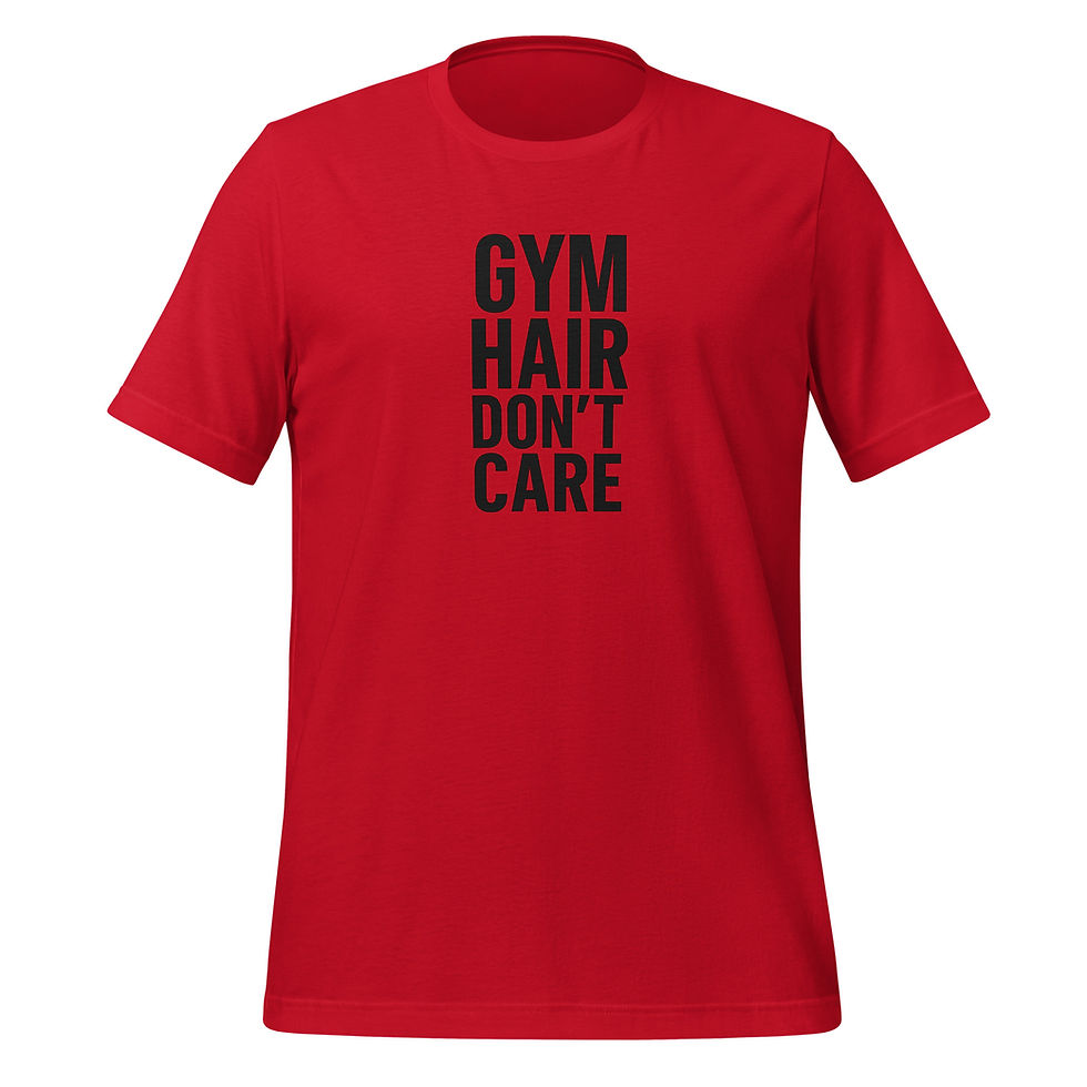 Thumbnail: Gym Hair Don’t Care | Unisex t-shirt
