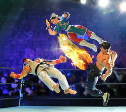 Dans le Ring 2 (Street Fighter, Ryu, Chun-Li, Fei Long)