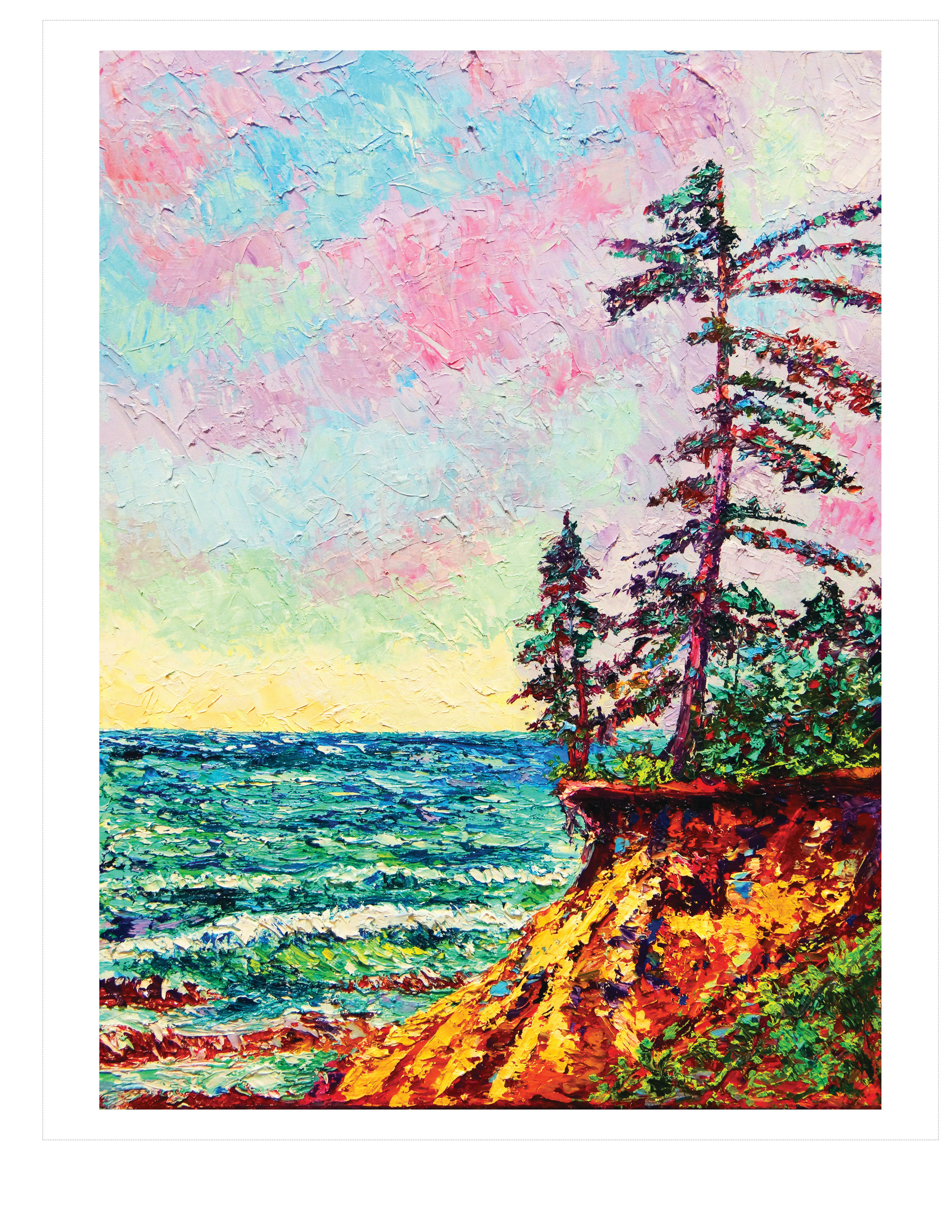 "Cliffside Pines" Fine Art Print