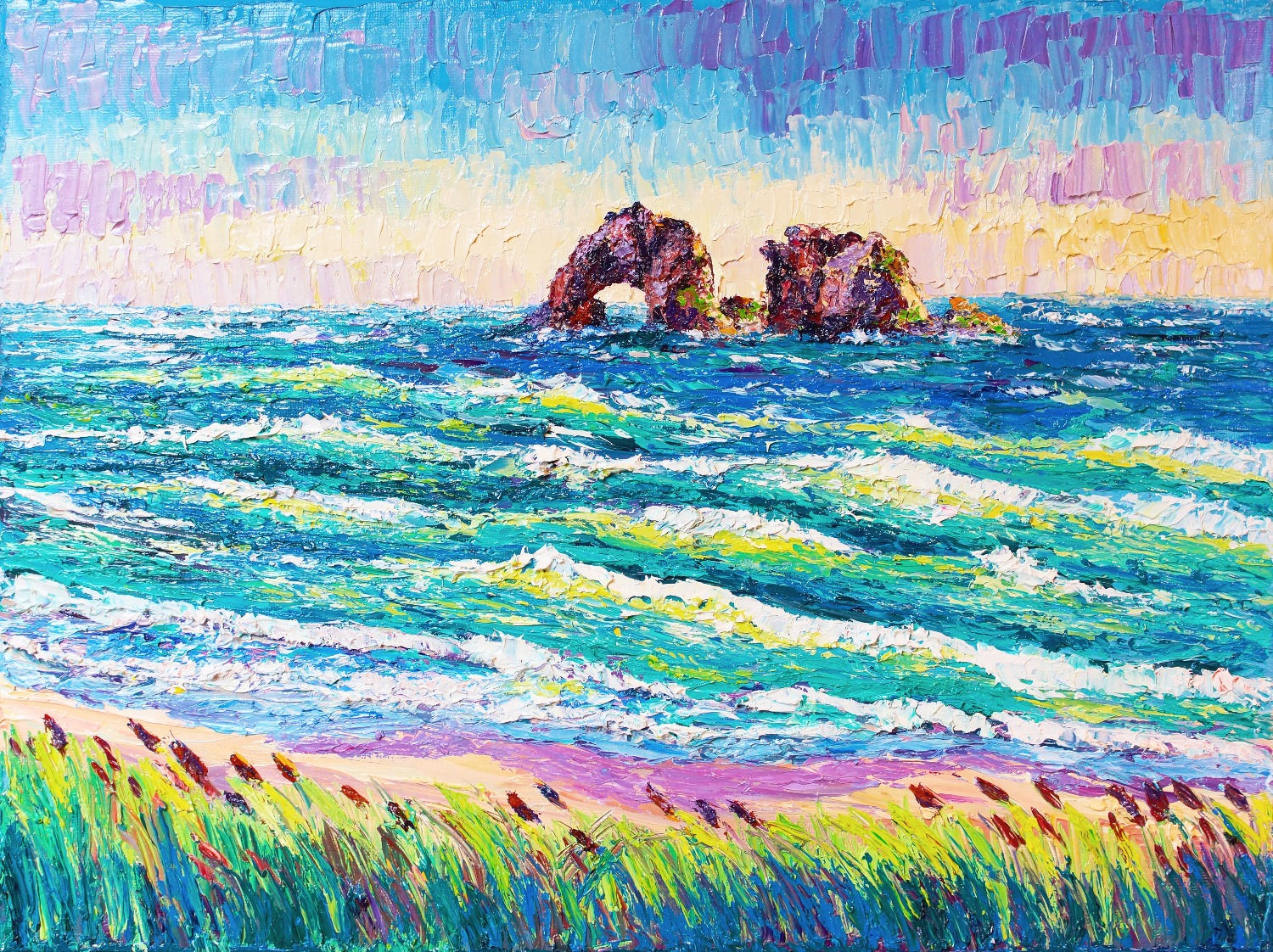 Rockaway Beach Canvas Reproduction