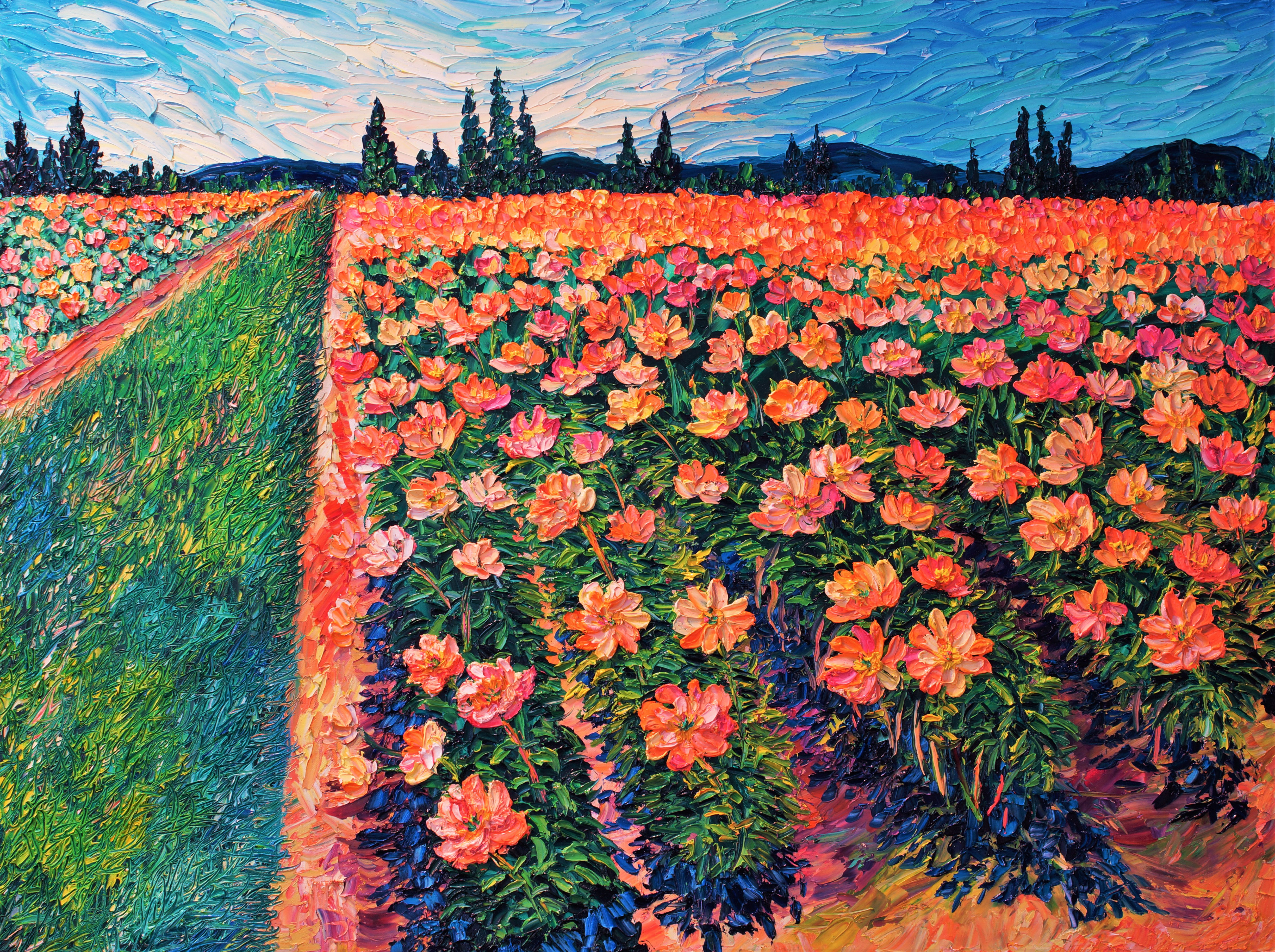 "Adelman's Peonies" Fine Art Print