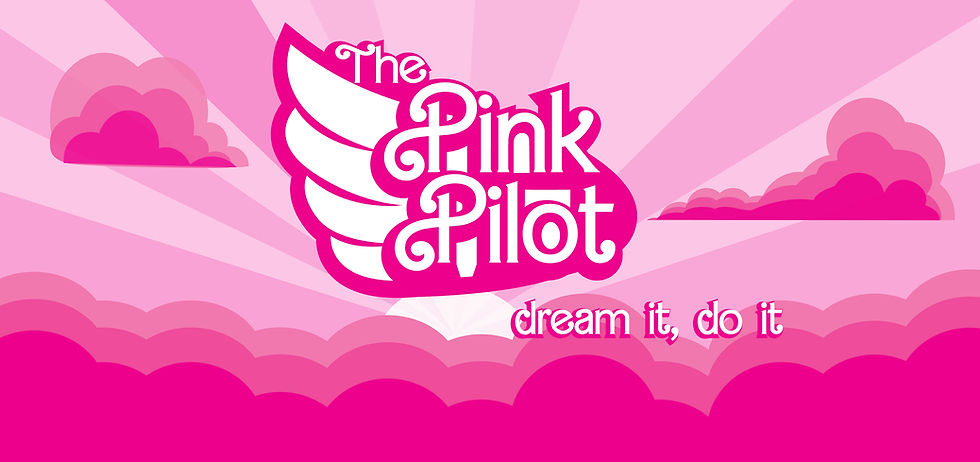 The Pink Pilot logo: dream it, do it