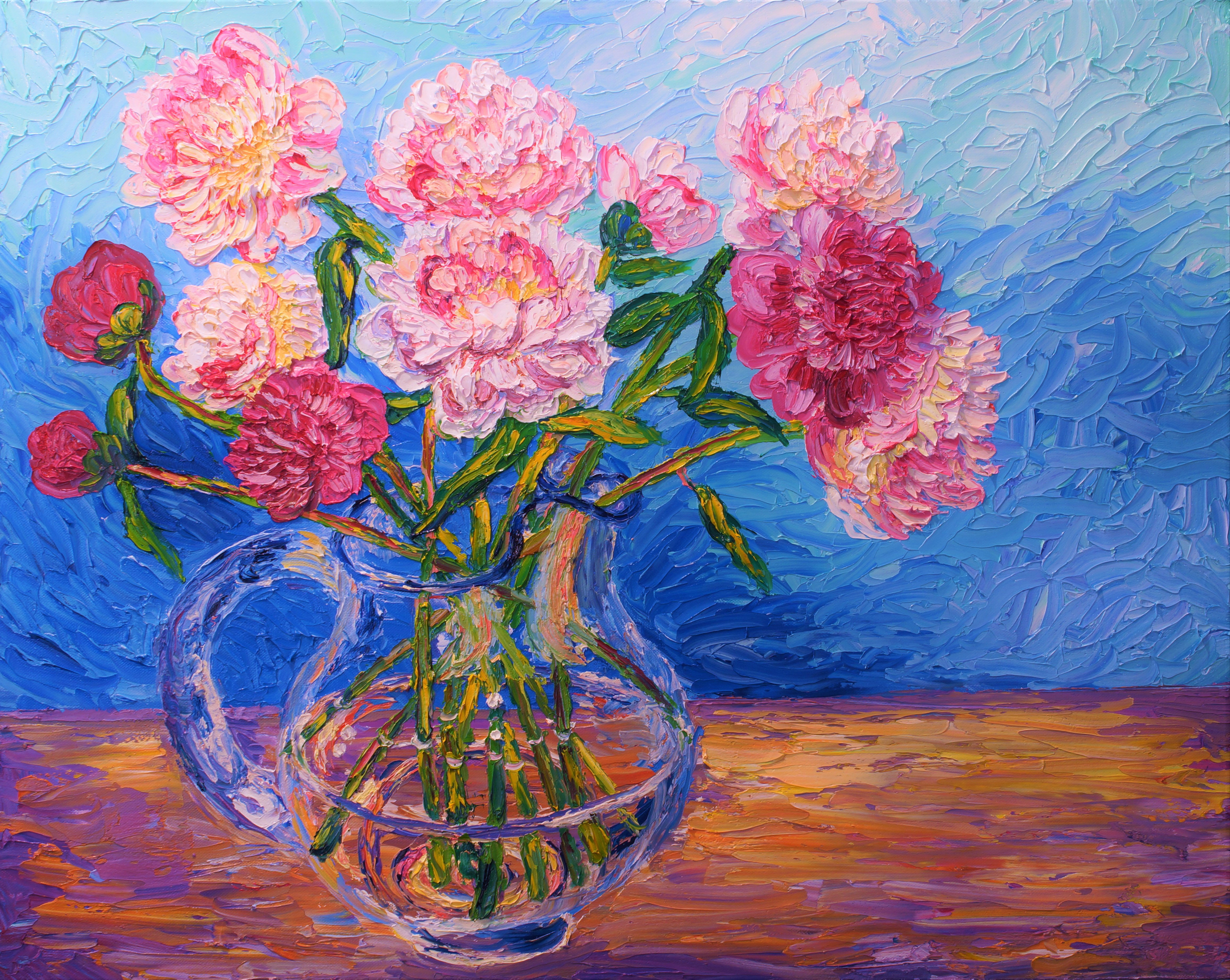 "Peonies in Bloom" Fine Art Print