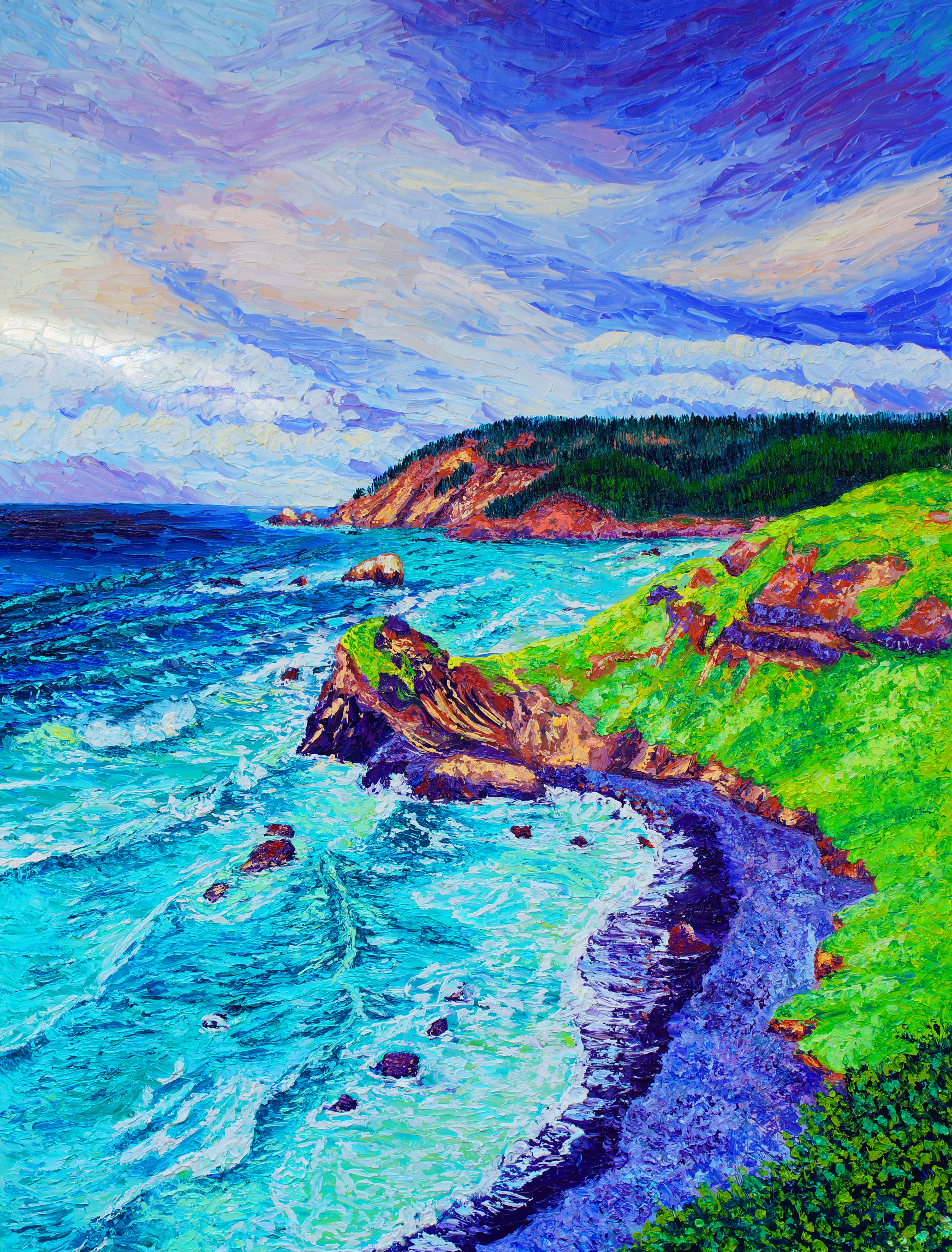 "The Surf Below" Fine Art Print