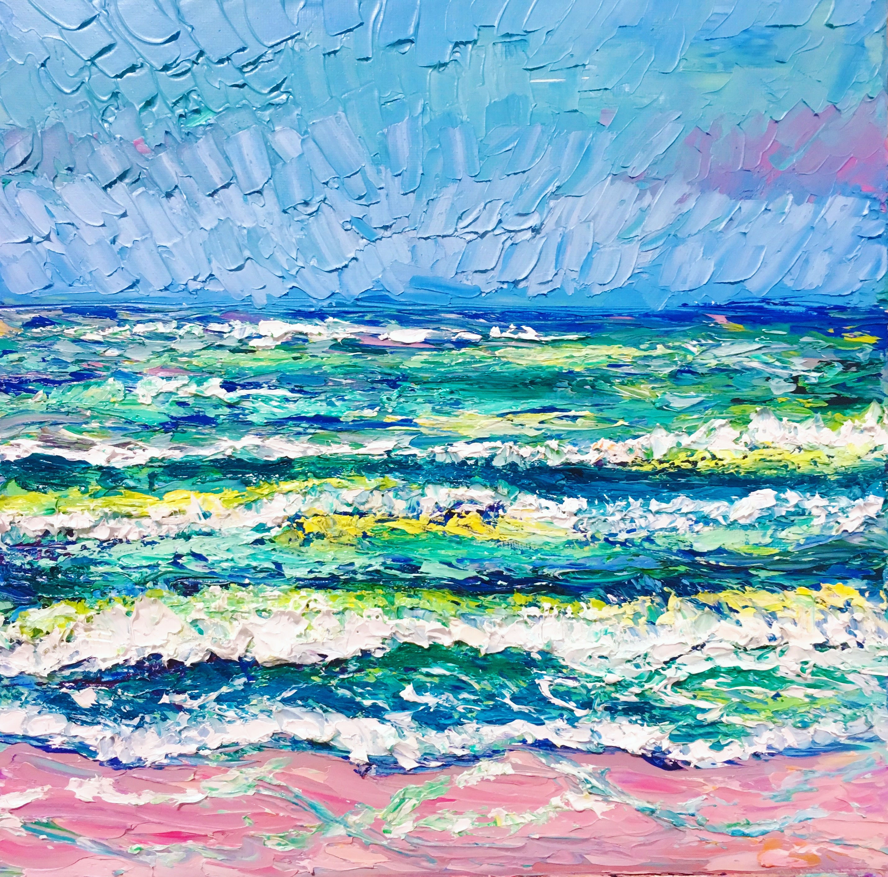 "Cerulean Coast" Fine Art Print