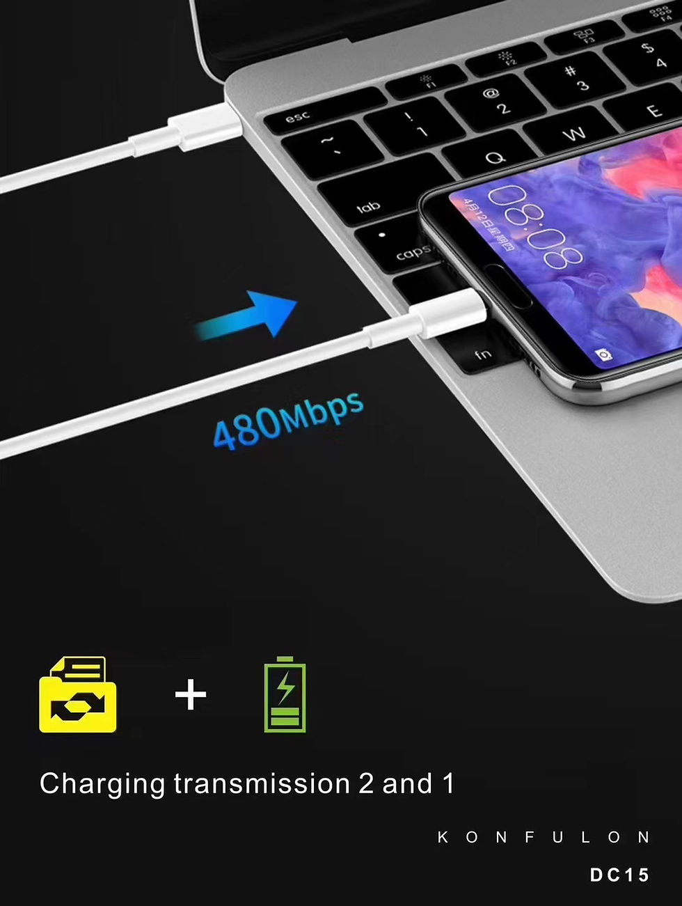 Thumbnail: KFL DC15 USB-C to USB-C Fast Charging Cable