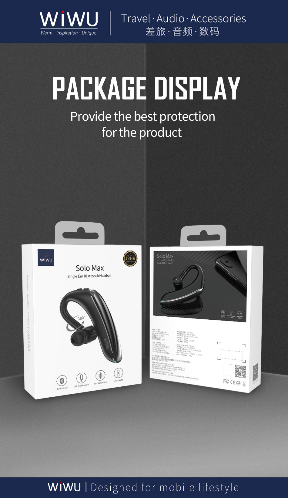 Thumbnail: Wiwu Solo Max Bluetooth Earpod