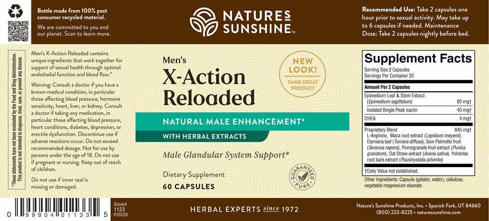 Thumbnail: X-Action Reloaded®, Men's (60 caps)