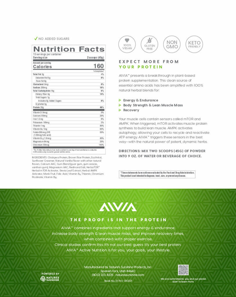 Thumbnail: Aivia Plant Protein Chocolate