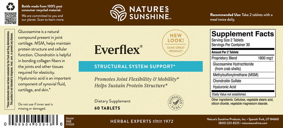 Thumbnail: EverFlex® w/Hyaluronic Acid (60 tabs)