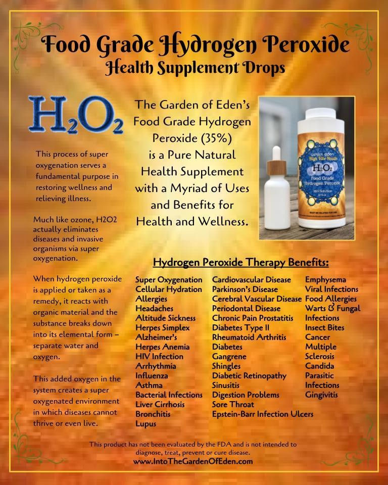 Thumbnail: 1 Gallon Food Grade Hydrogen Peroxide 35%