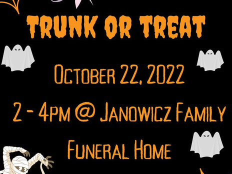Trunk or Treat @ Janowicz Oct 22, 2022