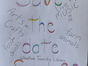 Wheatland Township Library-Thank you to our local artists event! September 20, 2025