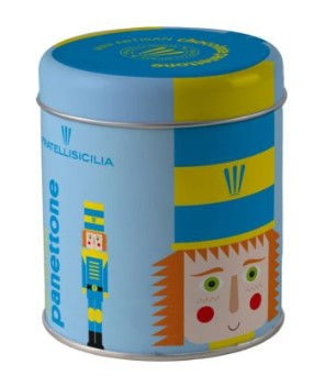 Mini Panettone en boite en metal