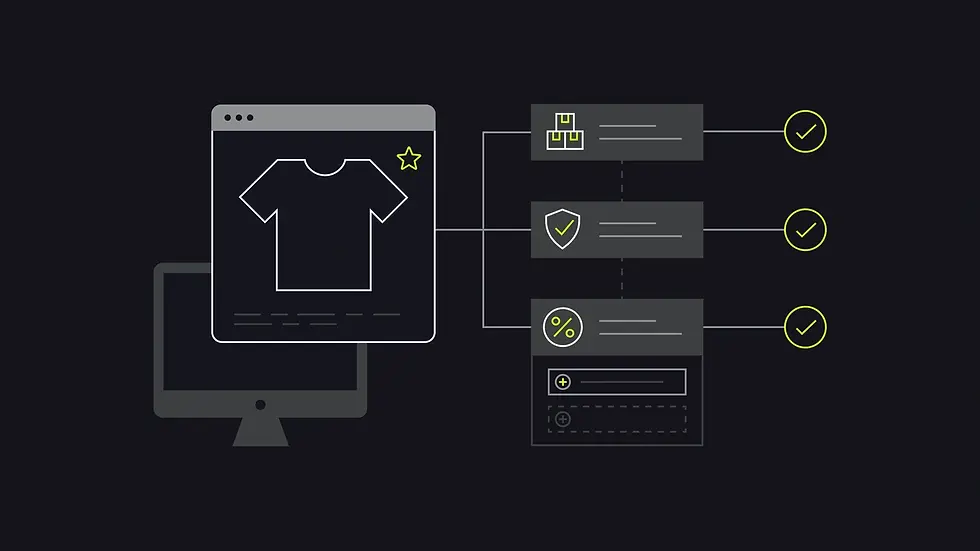 Illustration d'une checklist d'optimisation technique SEO pour produits e-commerce avec éléments validés