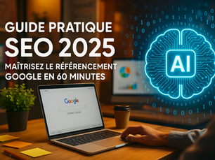 Guide complet SEO 2025 avec stratégies de référencement Google, outils IA et optimisation pour recherche vocale