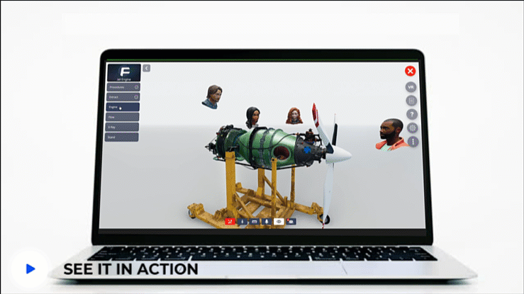 frontline.io software on a PC gif